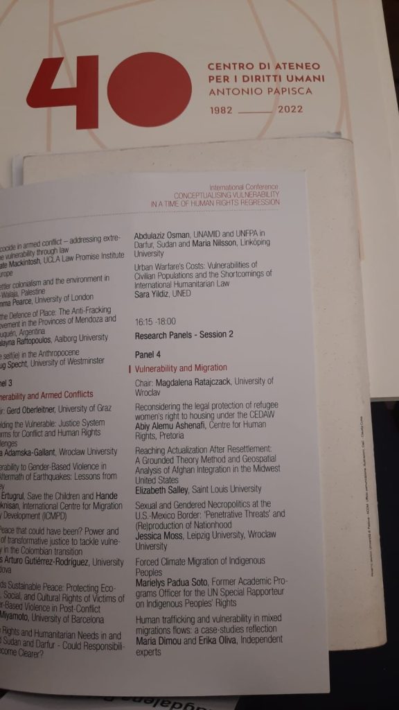 zdjęcie programu konferencji