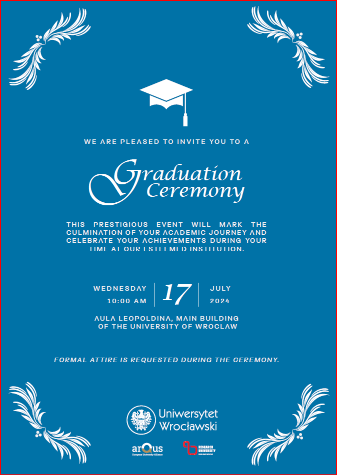 zaproszenie na grad ceremony 2024